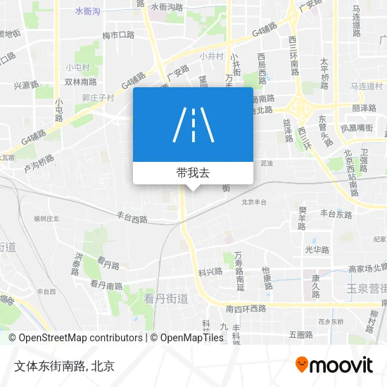 文体东街南路地图