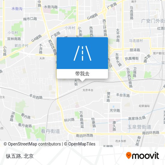 纵五路地图