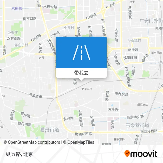纵五路地图