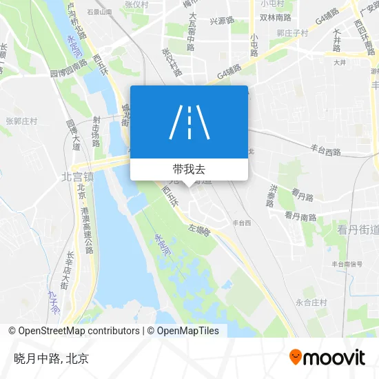 晓月中路地图