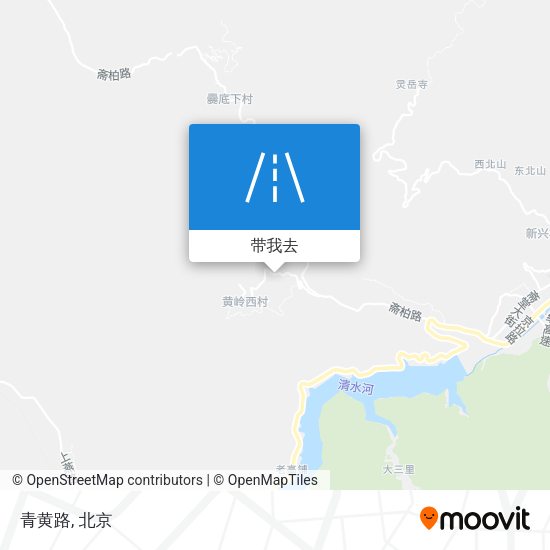 青黄路地图