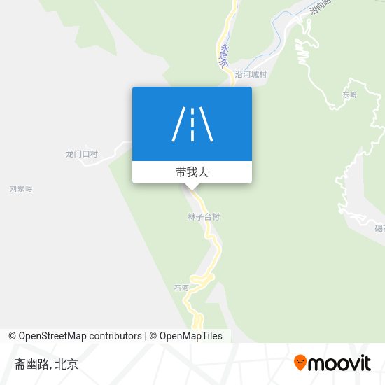 斋幽路地图