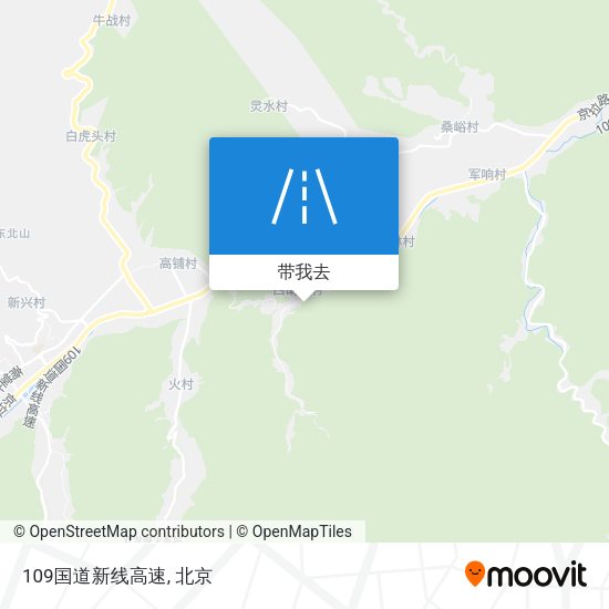 109国道新线高速地图