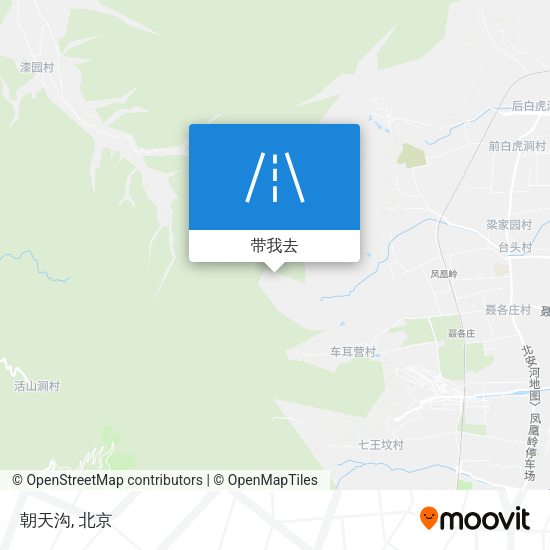 朝天沟地图