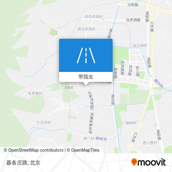 聂各庄路地图