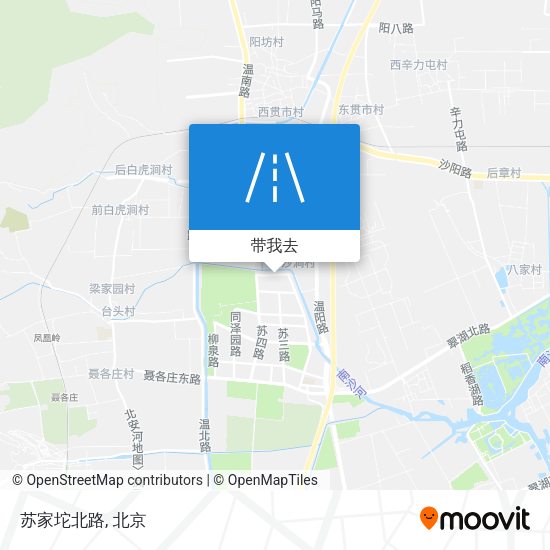 苏家坨北路地图