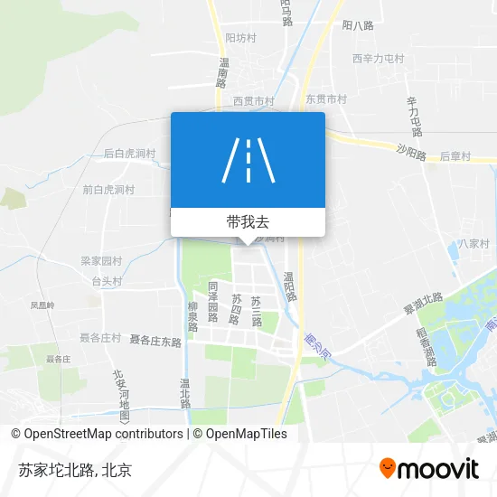 苏家坨北路地图