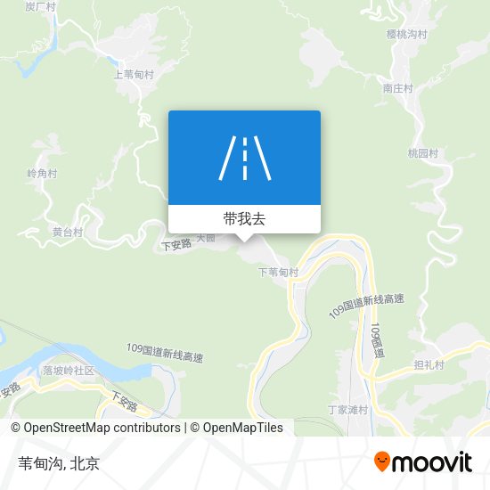 苇甸沟地图