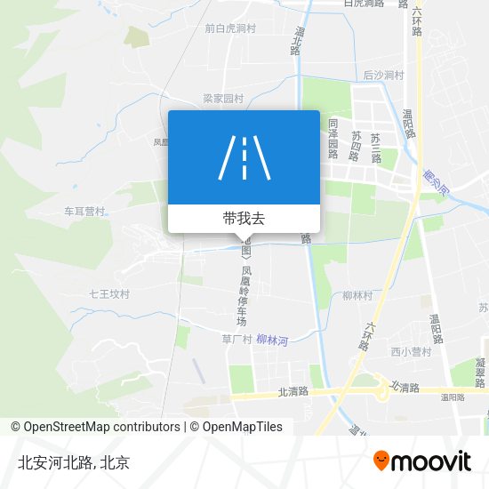 北安河北路地图