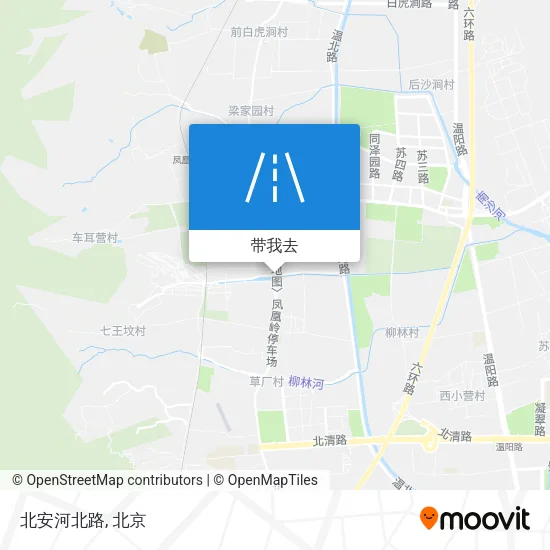 北安河北路地图
