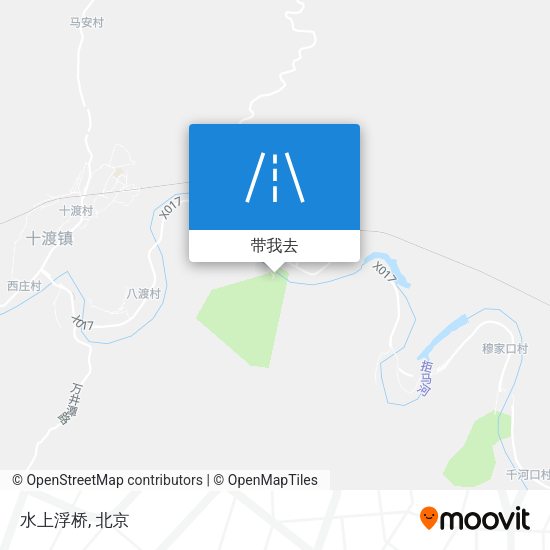 水上浮桥地图