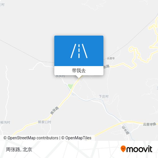 周张路地图