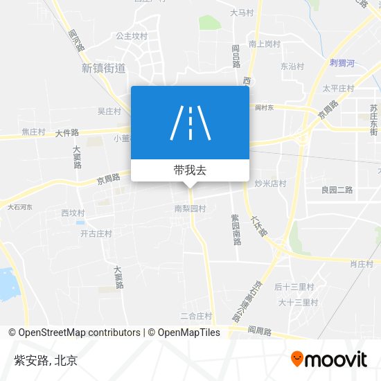紫安路地图