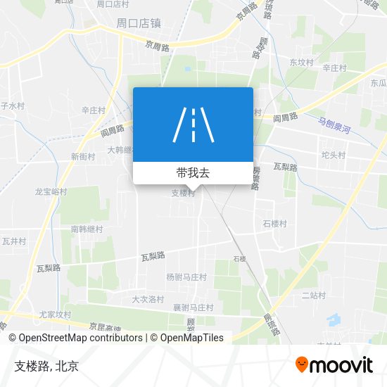支楼路地图