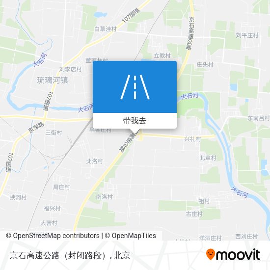 京石高速公路（封闭路段）地图