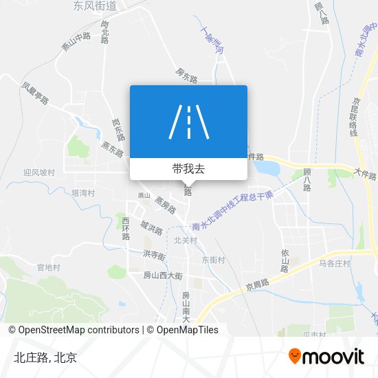 北庄路地图