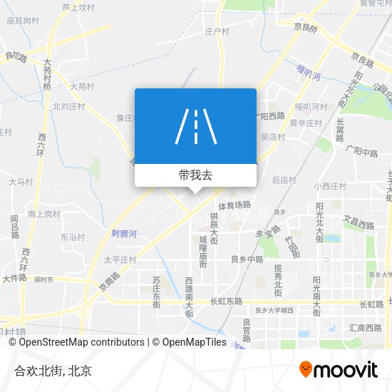 合欢北街地图