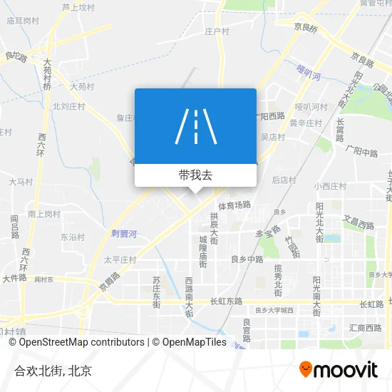 合欢北街地图