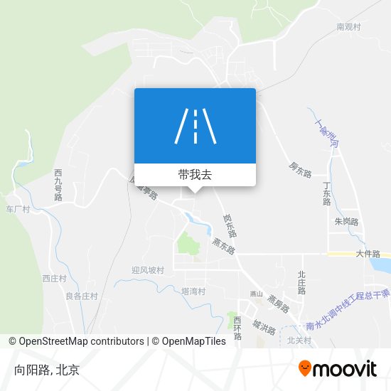 向阳路地图