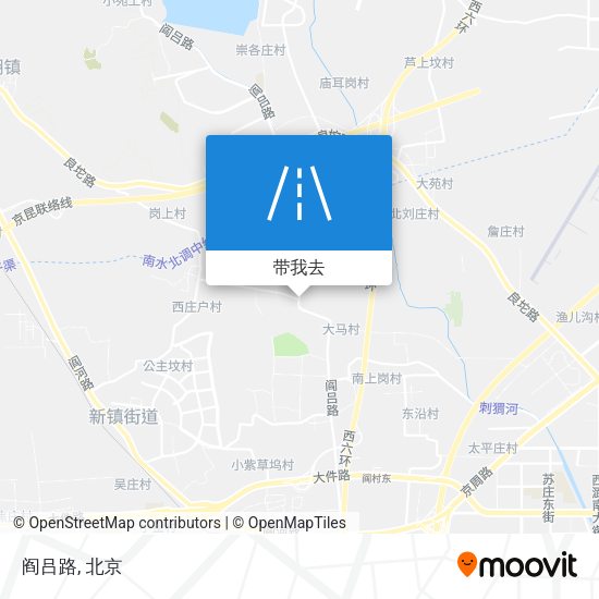 阎吕路地图