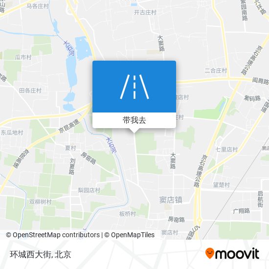 环城西大街地图