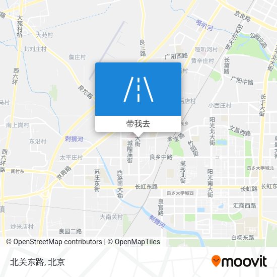 北关东路地图