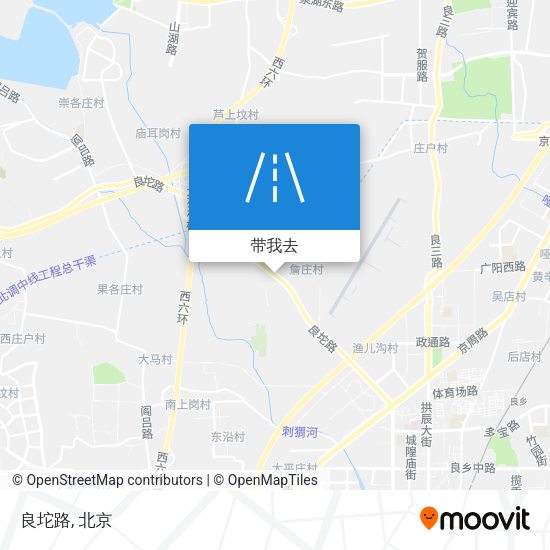 良坨路地图