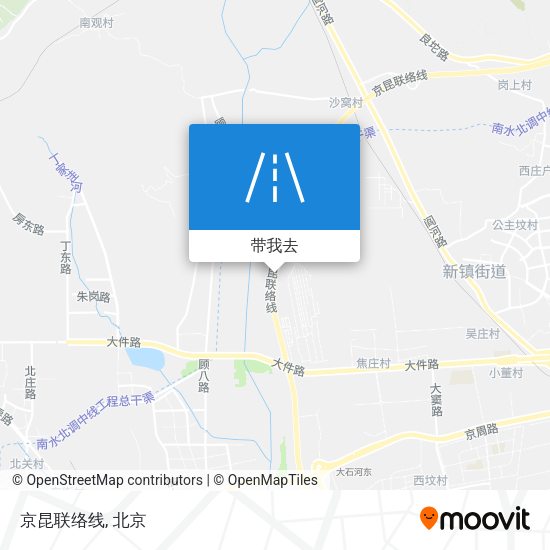 京昆联络线地图