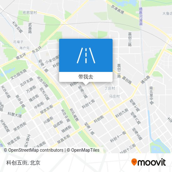 科创五街地图