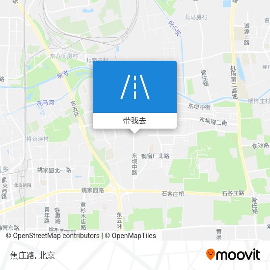 焦庄路地图