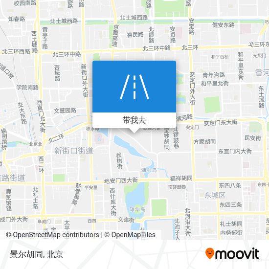 景尔胡同地图