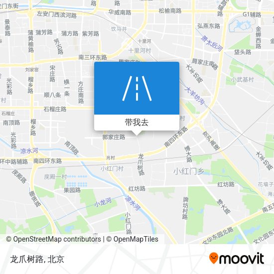 龙爪树路地图