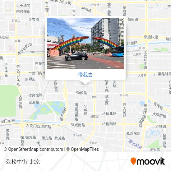 劲松中街地图