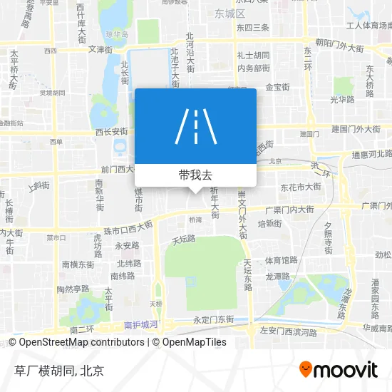 草厂横胡同地图