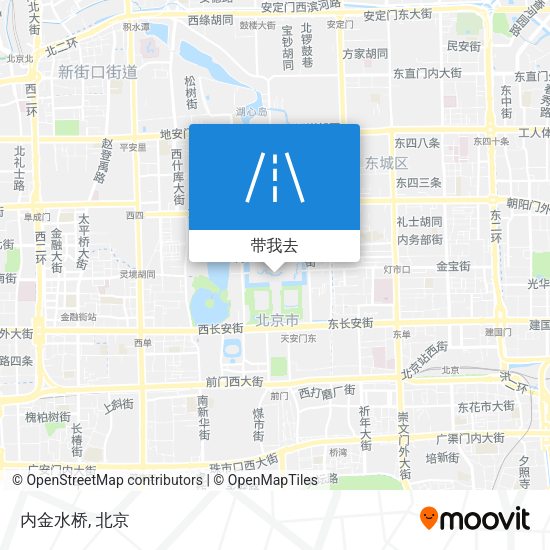 内金水桥地图
