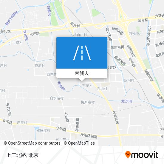 上庄北路地图