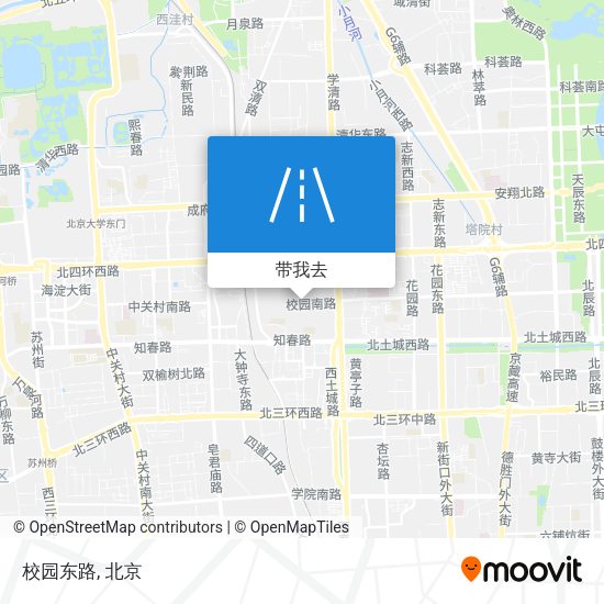 校园东路地图