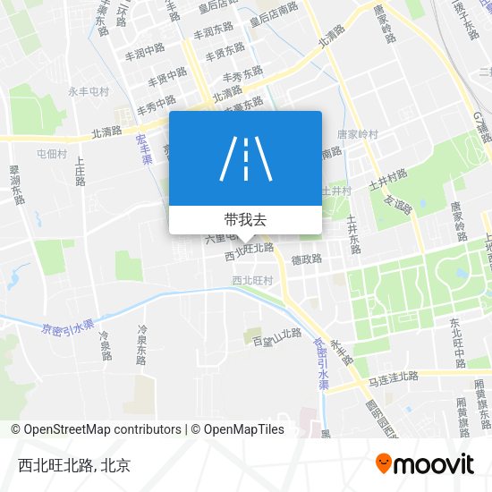 西北旺北路地图
