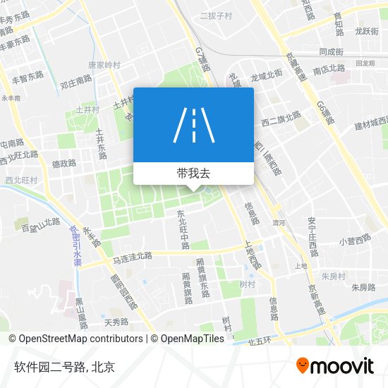 软件园二号路地图