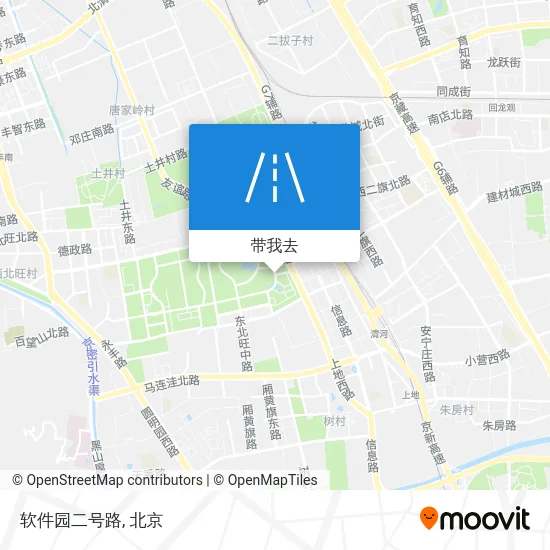 软件园二号路地图