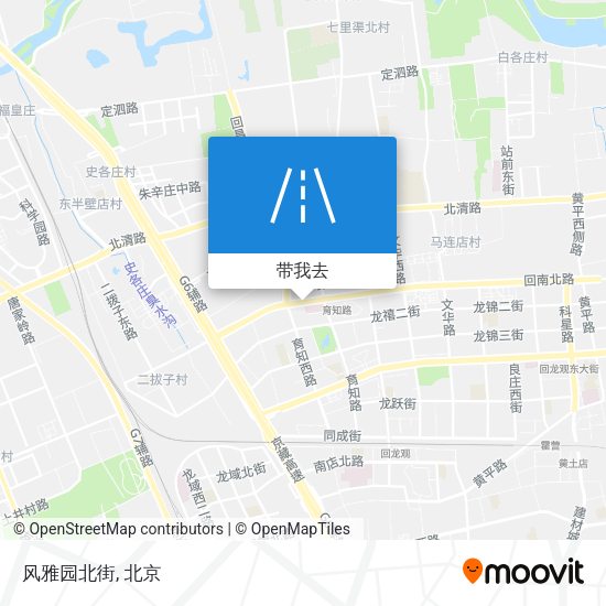 风雅园北街地图