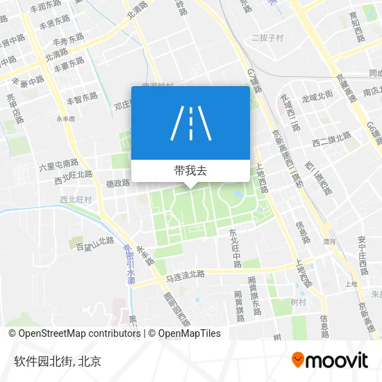 软件园北街地图