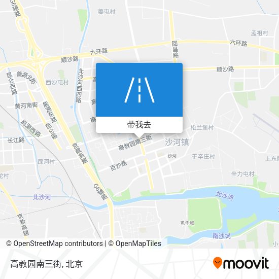 高教园南三街地图