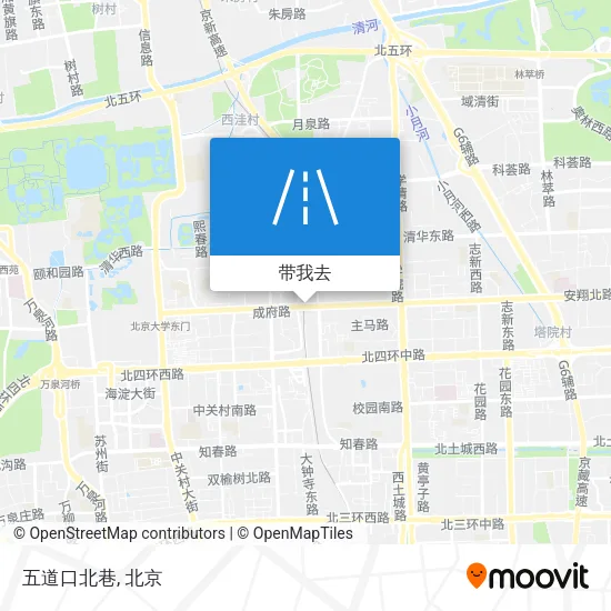 五道口北巷地图