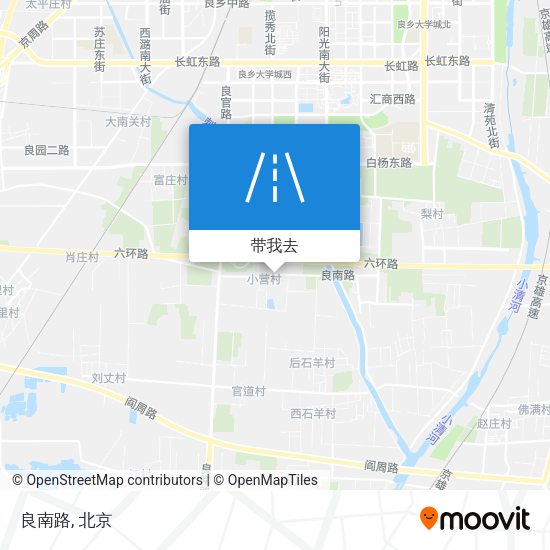 良南路地图