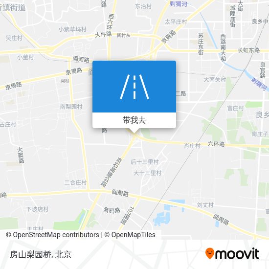 房山梨园桥地图