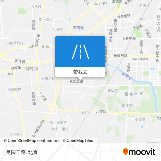良园二路地图