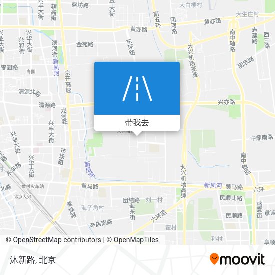 沐新路地图