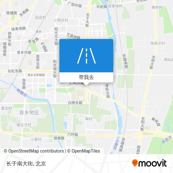 长于南大街地图