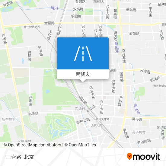 三合路地图